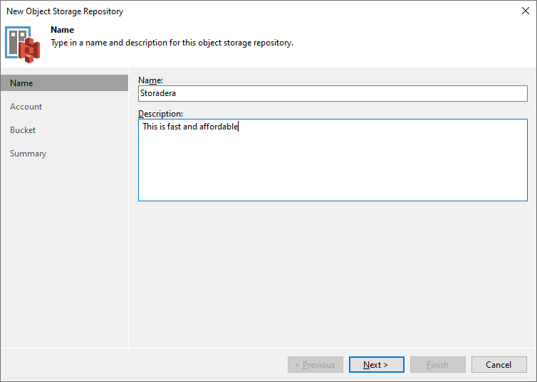 veeam 6 - new-object-storage-repository