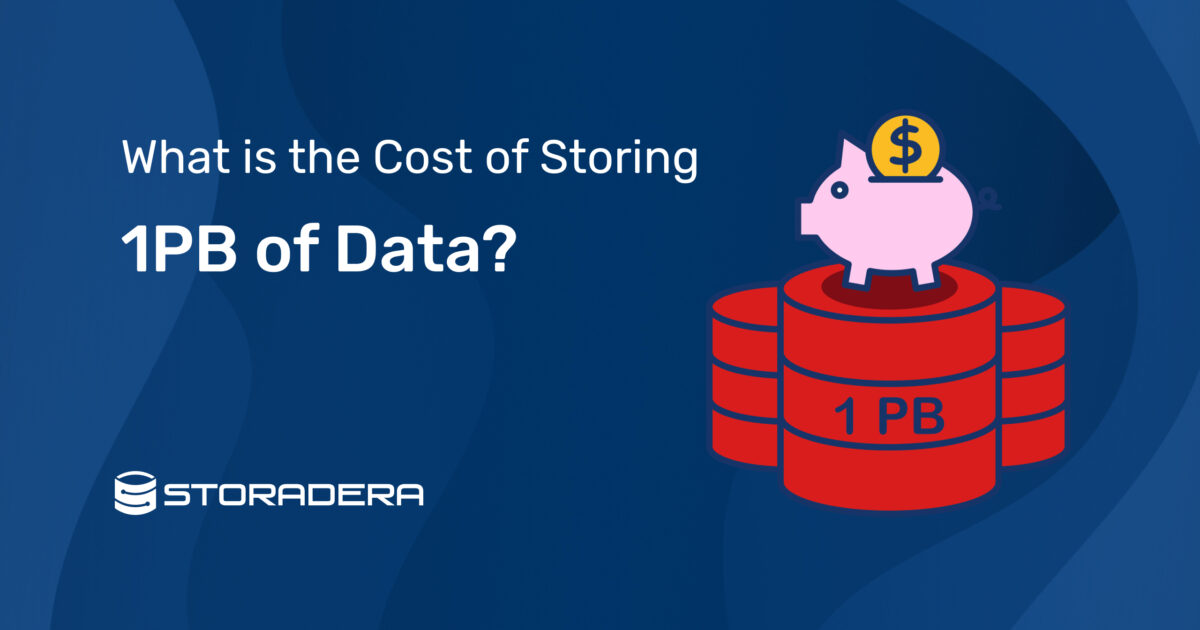 What is the Cost of 1PB of data image